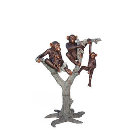 원숭이 무쇠 동물성 동상 앙티크 모조 부식 저항