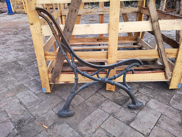 노화 방지 고대 무쇠 벤치 다리 좌석 프레임 유럽 예술 디자인