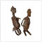 손 - 실리콘 청동을 위해 자유로운 한 고대 무쇠 동상 아연